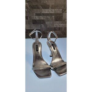 Nine West Womens Queen Heel Sylver Size 7.5 M
